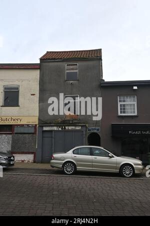 Stillgelegte Geschäfte, lowestoft High Street, suffolk Stockfoto