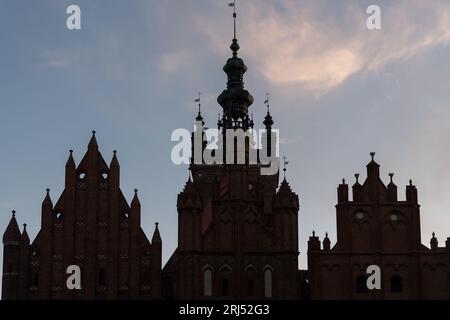 Gothic Kosciol Sw Katarzyny (St. Katharinenkirche) in der Altstadt im historischen Zentrum von Danzig, Polen © Wojciech Strozyk / Alamy Stock Photo Stockfoto