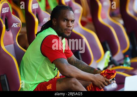 Rom, Italien. August 2023. Renato Sanches of Roma während der italienischen Meisterschaft Serie A Fußballspiel zwischen AS Roma und US Salernitana 1919 am 20. August 2023 im Stadio Olimpico in Rom, Italien - Foto Federico Proietti/DPPI Credit: DPPI Media/Alamy Live News Stockfoto