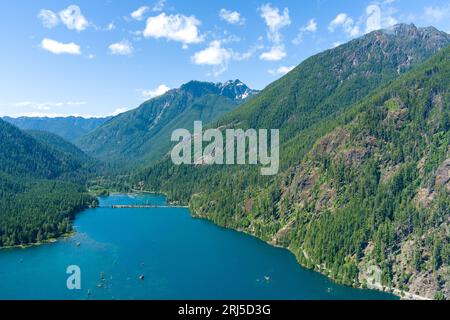 Mountain Lake im Bundesstaat Washington Stockfoto
