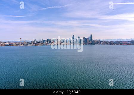 Die Skyline von Seattle, Washington Stockfoto