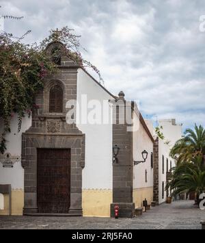 Die Fassade der kleinen Eremitage von San Antonio Abad in Las Palmas de Gran Canaria Stockfoto