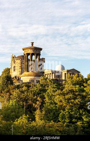 Dugald Stewart Monument – Calton Hill, Edinburgh Stockfoto