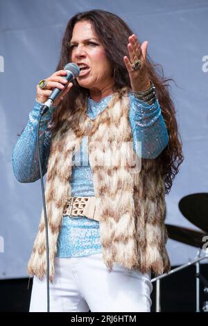 Sari Schorr beim Weyfest Music Festival, 19. August 2023, Stockfoto