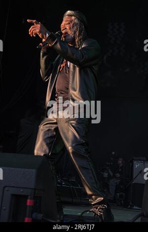 Horace Andy auf dem Greenman Festival 2023 Stockfoto