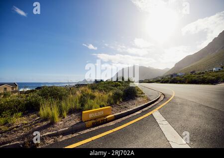 Ein atemberaubender Blick auf das ländliche westkap in Südafrika Stockfoto
