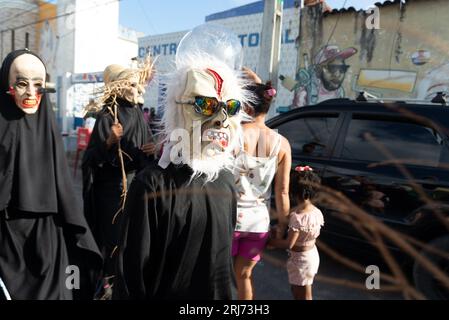 Santo Amaro, Bahia, Brasilien - 23. Juli 2023: Stockfoto