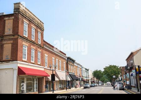 York South Carolina, außen, Vordereingänge des Gebäudes, Geschäft Geschäft Geschäft Händler Markt Markt, Verkauf Kauf, Shopping Shopper Economy, Stockfoto