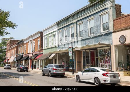 York South Carolina, außen, Vordereingänge des Gebäudes, Geschäft Geschäft Geschäft Händler Markt Markt, Verkauf Kauf, Shopping Shopper Economy, Stockfoto