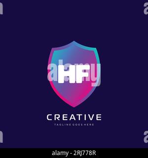 Ursprüngliches Logo mit farbenfrohem Vorlagenvektor. Stock Vektor