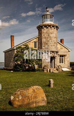 Stonington Harbor Light Stonington, Connecticut, USA Stockfoto