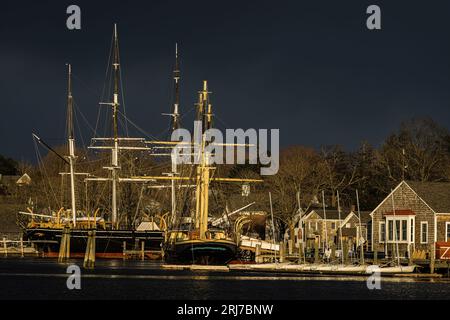 Mystic Seaport Mystic, Connecticut, USA Stockfoto