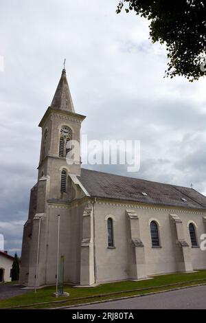 Pfarrkirche, Pfarrkirche, Markt Sankt Martin, Sopronszentmárton, Landsee, Lánzsér, Burgenland, Österreich, Europa Stockfoto