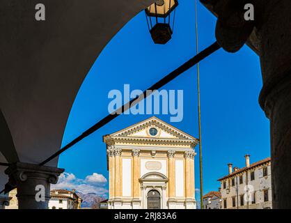 Italien Veneto Mel Kirche Santa Maria Annunziata (18. Jahrhundert) Stockfoto