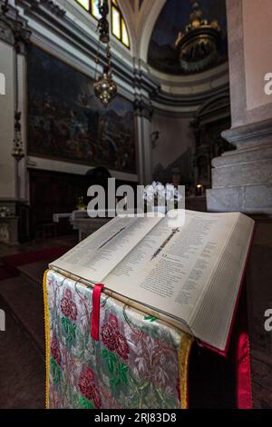 Italien Veneto Mel Kirche Santa Maria Annunziata (18. Jahrhundert) Stockfoto