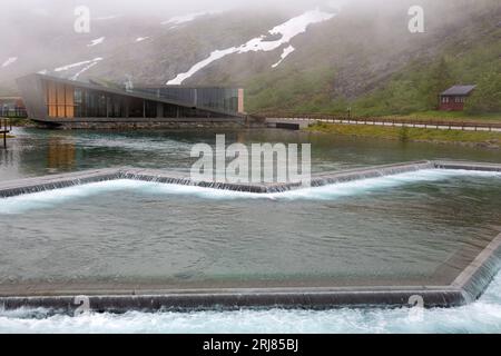 Besucherzentrum, Trollstigen, Andalsnes, More og Romsdal County, Norwegen, Skandinavien Stockfoto