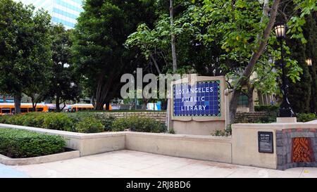 Los Angeles, Kalifornien: Blick auf die LOS ANGELES Public Library - Central Library in 630 W. 5th Street, Los Angeles Stockfoto