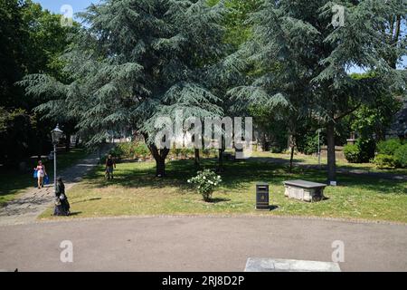 Das Gelände der St. Pauls Church Deptford South London England Stockfoto