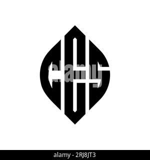 CES kreisförmiges Logo mit Kreis- und Ellipsenform. CES-Ellipsenbuchstaben im typografischen Stil. Die drei Initialen bilden ein kreisförmiges Logo. CES CI Stock Vektor