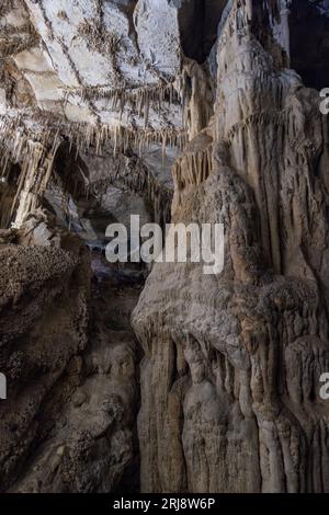 Felsformationen in den Lehman Caves im Great Basin National Park, Nevada Stockfoto