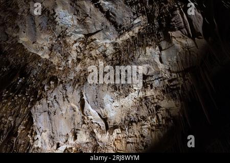 Felsformationen in den Lehman Caves im Great Basin National Park, Nevada Stockfoto