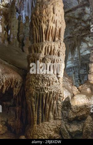 Felsformationen in den Lehman Caves im Great Basin National Park, Nevada Stockfoto