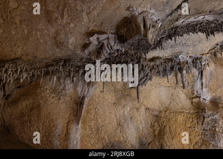 Felsformationen in den Lehman Caves im Great Basin National Park, Nevada Stockfoto