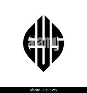 Design mit kreisförmigem Logo mit Kreis- und Ellipsenform. Ellipsenbuchstaben im typografischen Stil. Die drei Initialen bilden ein kreisförmiges Logo. EYS CI Stock Vektor
