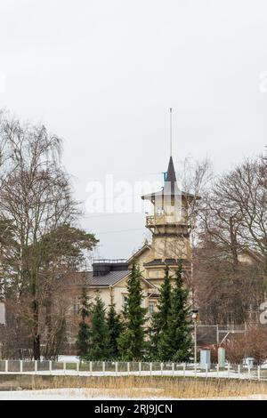 Kesäranta (erbaut 1873) ist die offizielle Residenz des finnischen Ministerpräsidenten Stockfoto