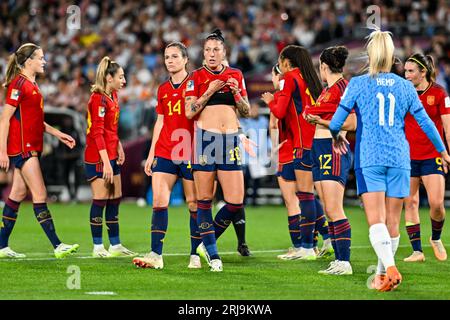 Sydney, NSW, Australien, FIFA Frauen-Weltmeisterschaft 2023 Finale Spanien gegen England im Stadion Australien (Accor Stadium) 20. August 2023, Sydney, Australien. (Keith McInnes/SPP) Credit: SPP Sport Press Photo. Alamy Live News Stockfoto