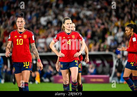 Sydney, NSW, Australien, Elfmeter für Spanien FIFA Frauen-Weltmeisterschaft 2023 Finale Spanien gegen England im Stadion Australien (Accor Stadium) 20. August 2023, Sydney, Australien. (Keith McInnes/SPP) Credit: SPP Sport Press Photo. Alamy Live News Stockfoto