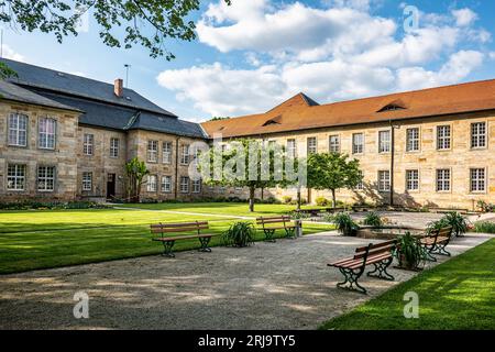 Neues Schloss, Neues Schloss in Bayreuth, Deutschland. Sitz der Margraven von 1753. Bayreuth ist berühmt für sein jährliches Opernfestival von Richard Wagn Stockfoto