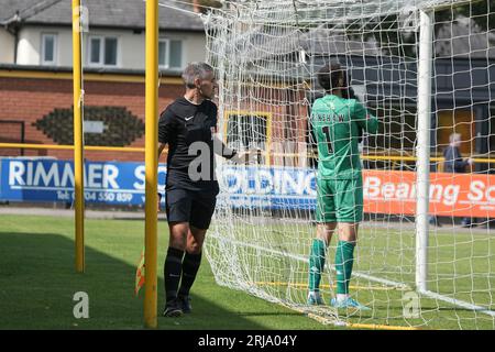 Southport gegen Boston United 19. August 2023 Big Help Stadium .Southport. Vanarama National League North. Southport 0 Boston United 2 Stockfoto