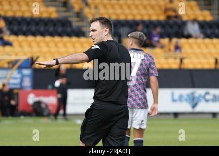 Southport gegen Boston United 19. August 2023 Big Help Stadium .Southport. Vanarama National League North. Southport 0 Boston United 2 Stockfoto