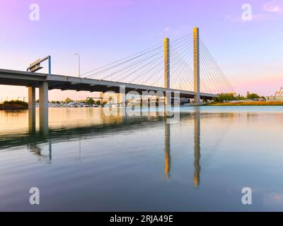 Die Foss Bridge in Tacoma, Washington Stockfoto