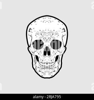 Skull Head Vector Design – Inspiration Stock Vektor