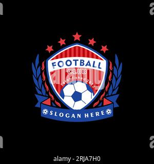 Football Soccer Team Logo Vorlage Vektor-Design Stock Vektor