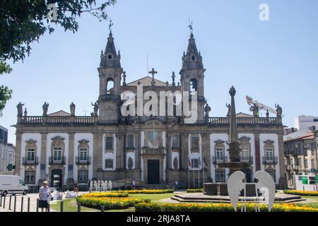 In Braga, Portugal, am 07.17.2023, Igreja de São Marcos im historischen Zentrum der Stadt Stockfoto