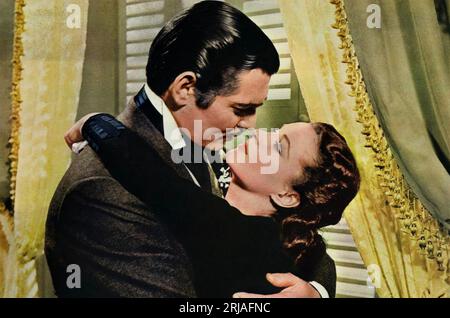 GEGANGEN mit dem WIND 1939 MGM Film mit Vivien Leigh und Clark Gable Stockfoto