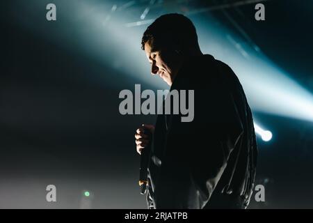 Mailand, Italien. 28. März 2023. Aron Piper tritt am 28. März 2023 live im Magazzini Generali in Mailand auf (Foto: Alessandro Bremec/NurPhoto) Credit: NurPhoto SRL/Alamy Live News Stockfoto