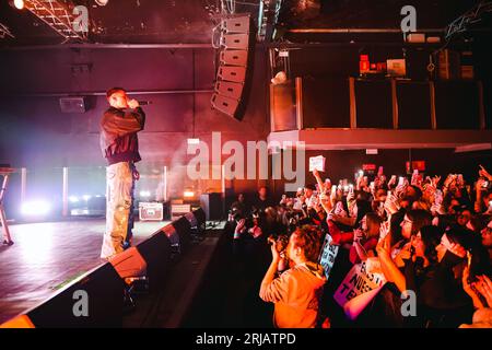 Mailand, Italien. 28. März 2023. Aron Piper tritt am 28. März 2023 live im Magazzini Generali in Mailand auf (Foto: Alessandro Bremec/NurPhoto) Credit: NurPhoto SRL/Alamy Live News Stockfoto