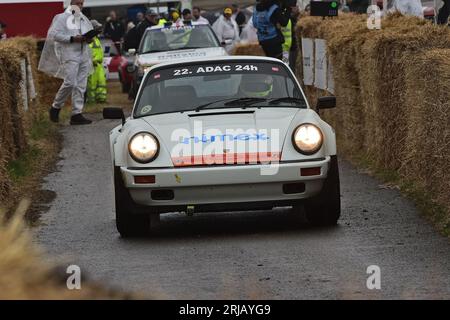 Heiko Ostmann, Porsche 911 SC/RS, Birth of Stage Rallying, Forest Rally Stage, Goodwood Festival of Speed, Goodwood 75, Juli 2023, Goodwood House, Chi Stockfoto