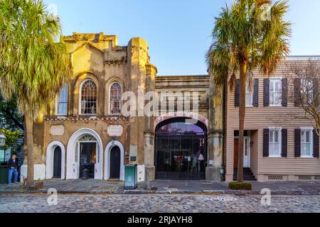 Old Slave Mart, French Quarter Charleston, South Carolina, Vereinigte Staaten von Amerika Stockfoto