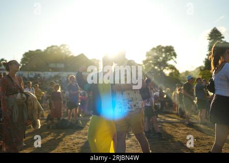 Bannau Brycheiniog, Wales. Sonntag, 20. August 2023. Allgemeine Ansichten beim Green man Festival 2023. Foto: Richard Gray/Alamy Live News Stockfoto