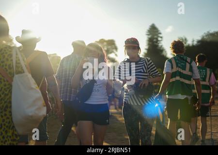 Bannau Brycheiniog, Wales. Sonntag, 20. August 2023. Allgemeine Ansichten beim Green man Festival 2023. Foto: Richard Gray/Alamy Live News Stockfoto