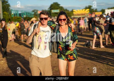 Bannau Brycheiniog, Wales. Sonntag, 20. August 2023. Allgemeine Ansichten beim Green man Festival 2023. Foto: Richard Gray/Alamy Live News Stockfoto