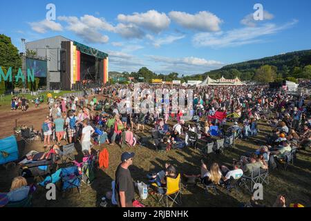 Bannau Brycheiniog, Wales. Sonntag, 20. August 2023. Allgemeine Ansichten beim Green man Festival 2023. Foto: Richard Gray/Alamy Live News Stockfoto