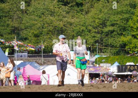 Bannau Brycheiniog, Wales. Sonntag, 20. August 2023. Allgemeine Ansichten beim Green man Festival 2023. Foto: Richard Gray/Alamy Live News Stockfoto