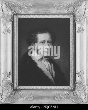 Självporträtt 1836 von Johan Gustaf Sandberg Stockfoto