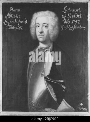 Abraham Leijonhufvud, 1698-1756 1729 von Johan Henrik Scheffel Stockfoto